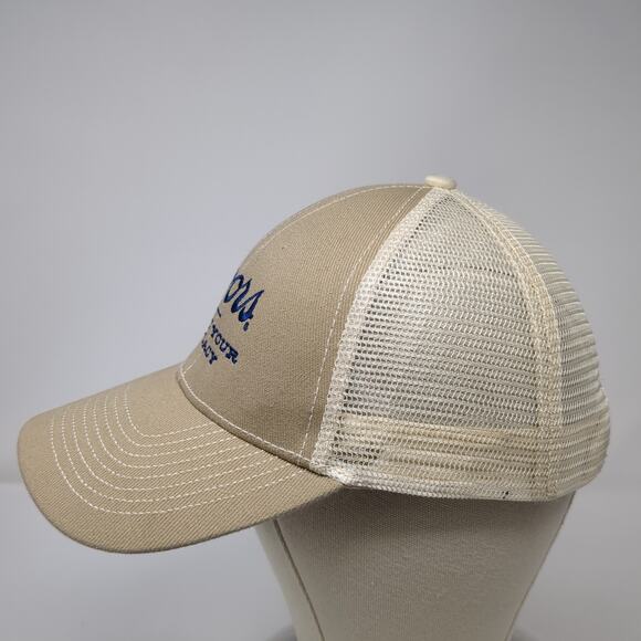 Coors Start Your Legacy Strapback Trucker Hat Brown One Size Mesh Back - Picture 3 of 9